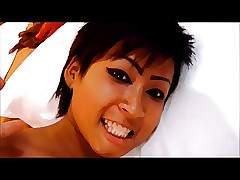 Unexpected haired asian doll