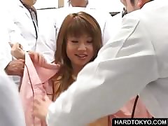Asian lackey gets savings rubbed